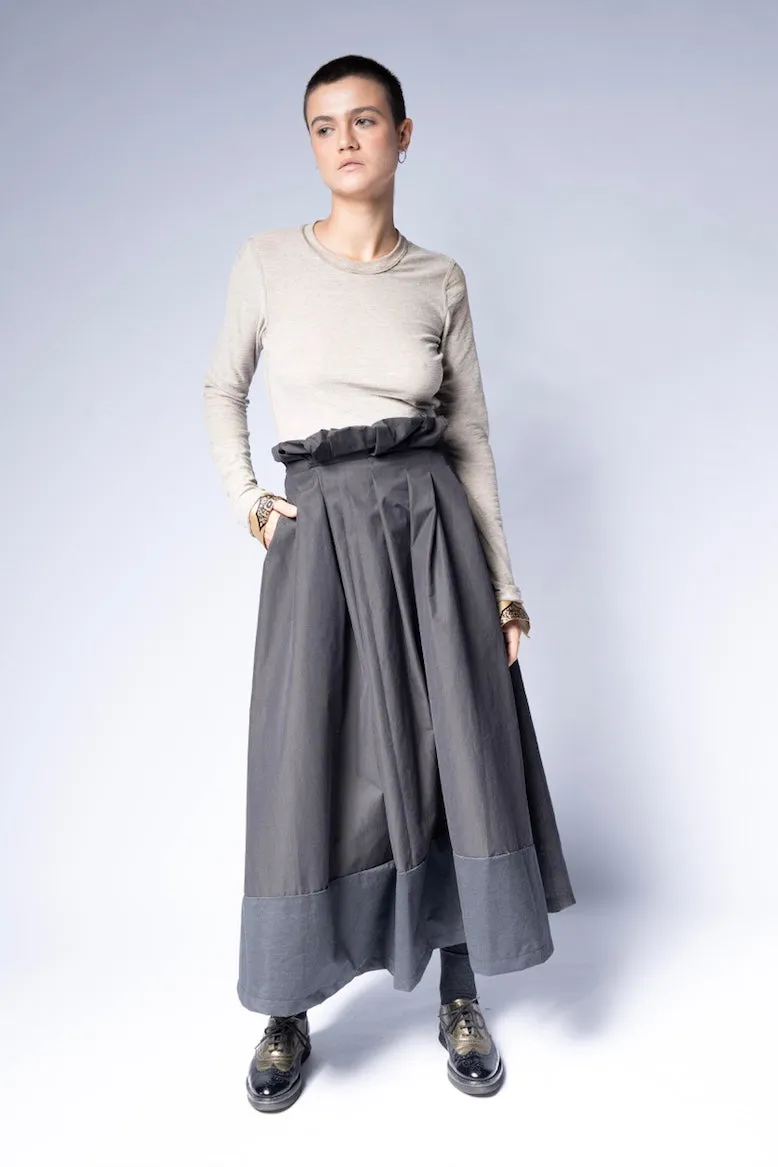 Francesca Marchisio - H20 Skirt: Black & Grey