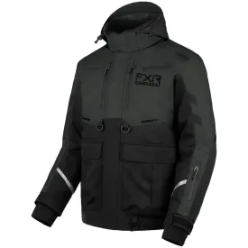 FXR Mens Expedition Pro 2-in-1 Snowmobile Jacket Black/Asphalt