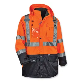 Glowear 8388 Class 3/2 Hi-vis Thermal Jacket Kit, Large, Orange, Ships In 1-3 Business Days