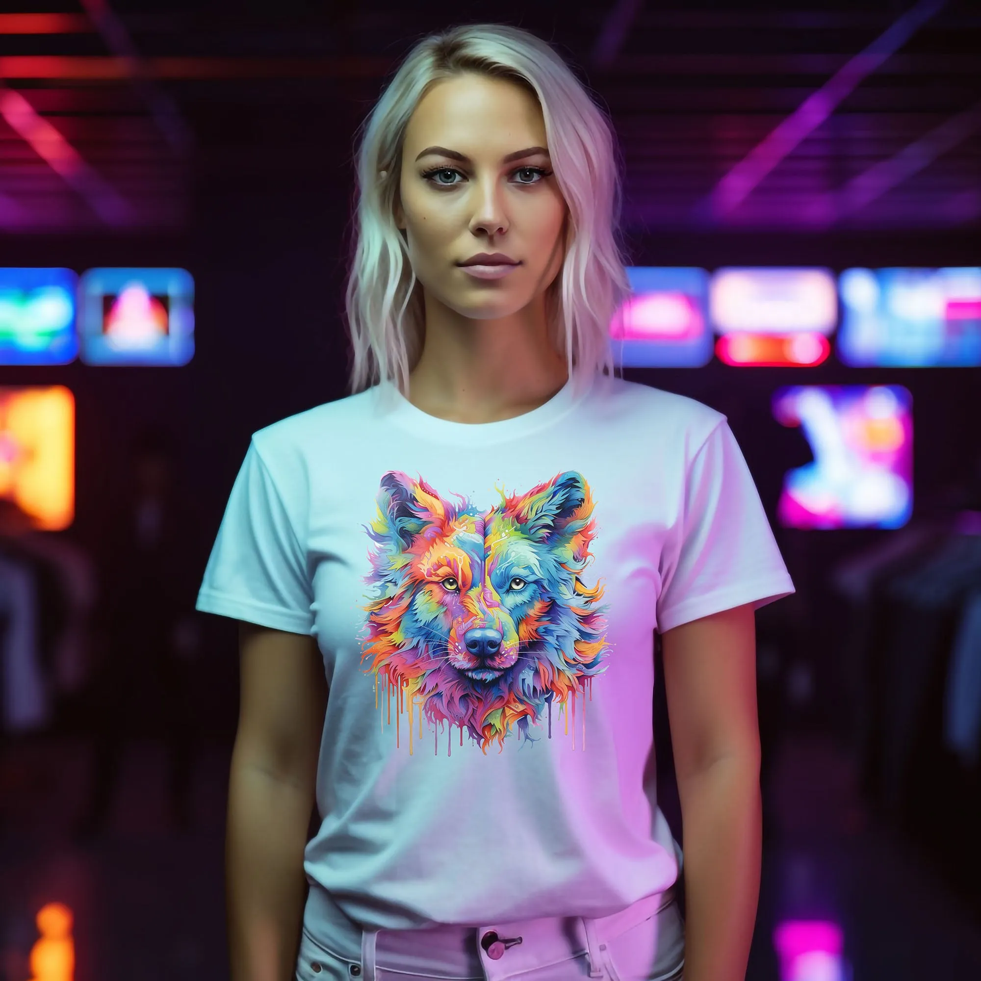 Graffiti Wolf T-Shirt | T-Shirt für Street Art und Graffiti Fans