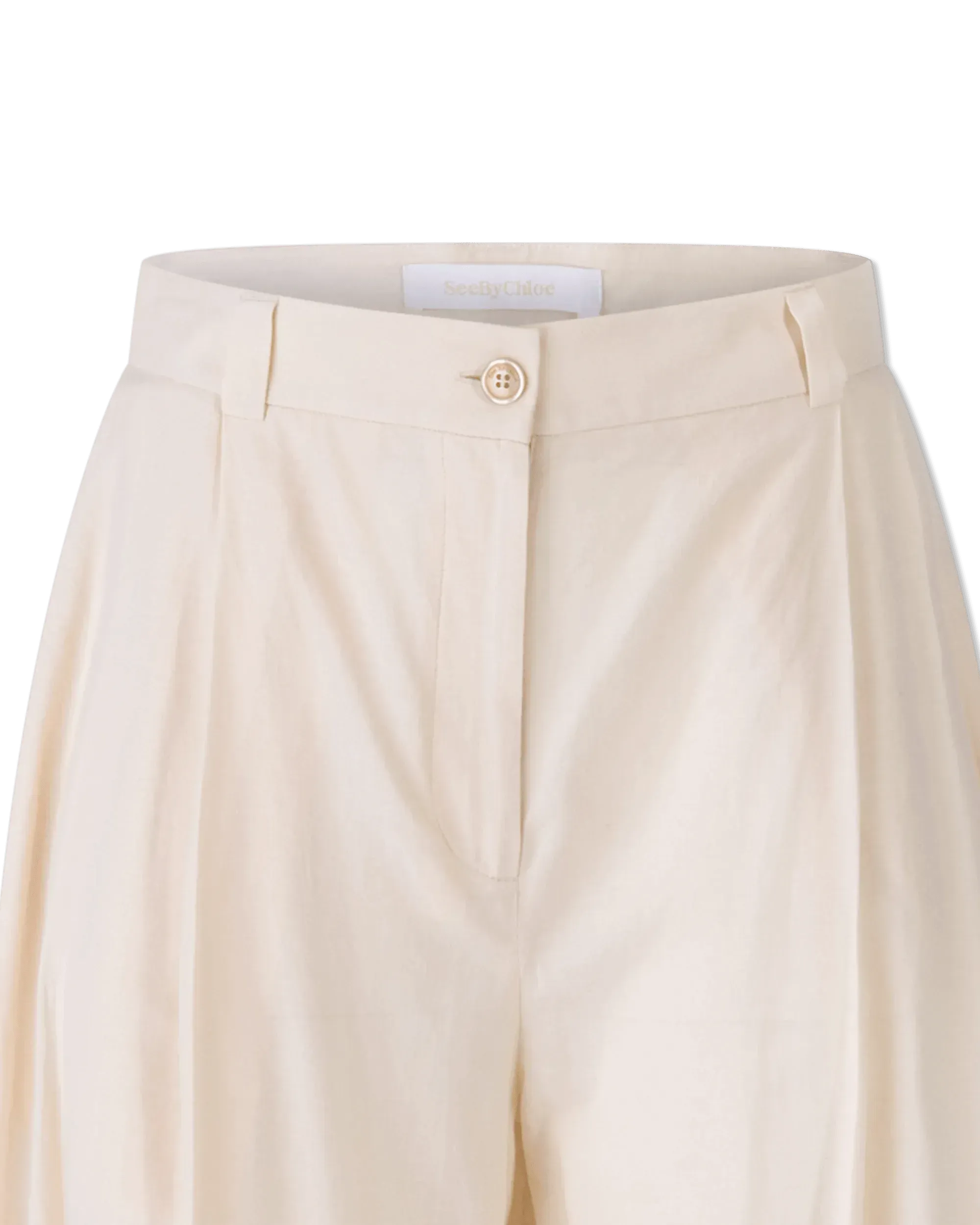 Guipure Trim Voile Pants