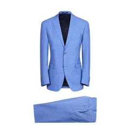 HENRY Single Breasted Plain Business Suit BLUE GREY REG