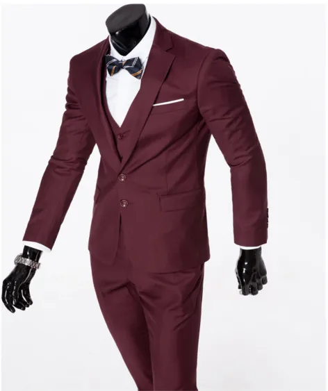 High Quality Business Casual Three-piece Suit