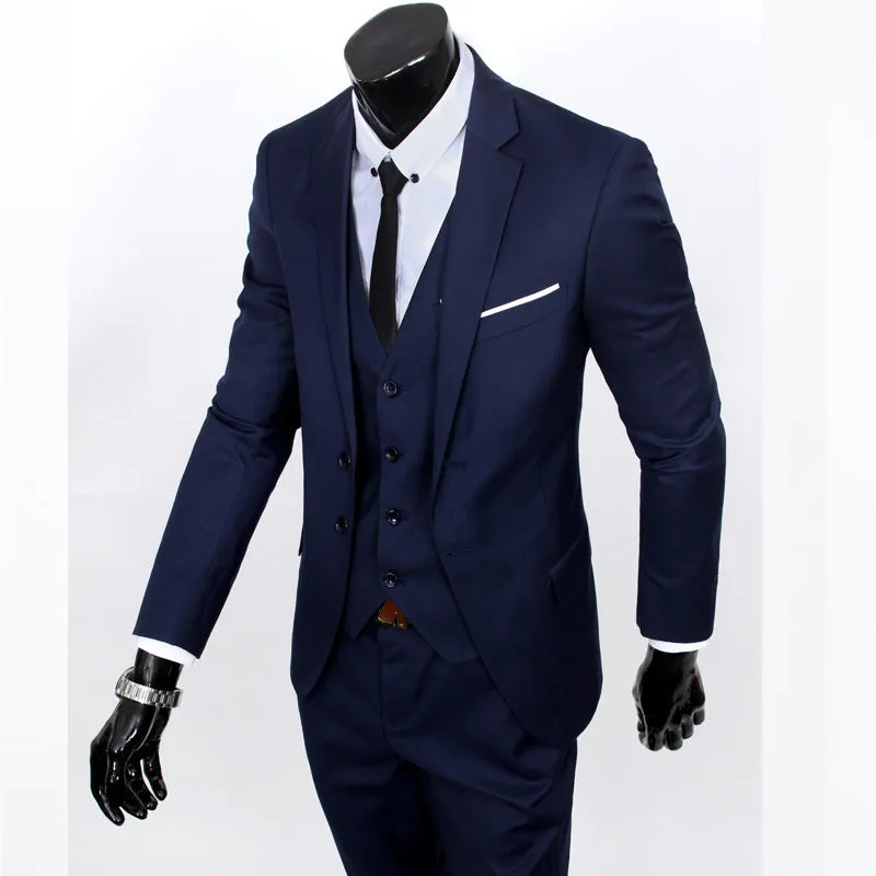 High Quality Business Casual Three-piece Suit