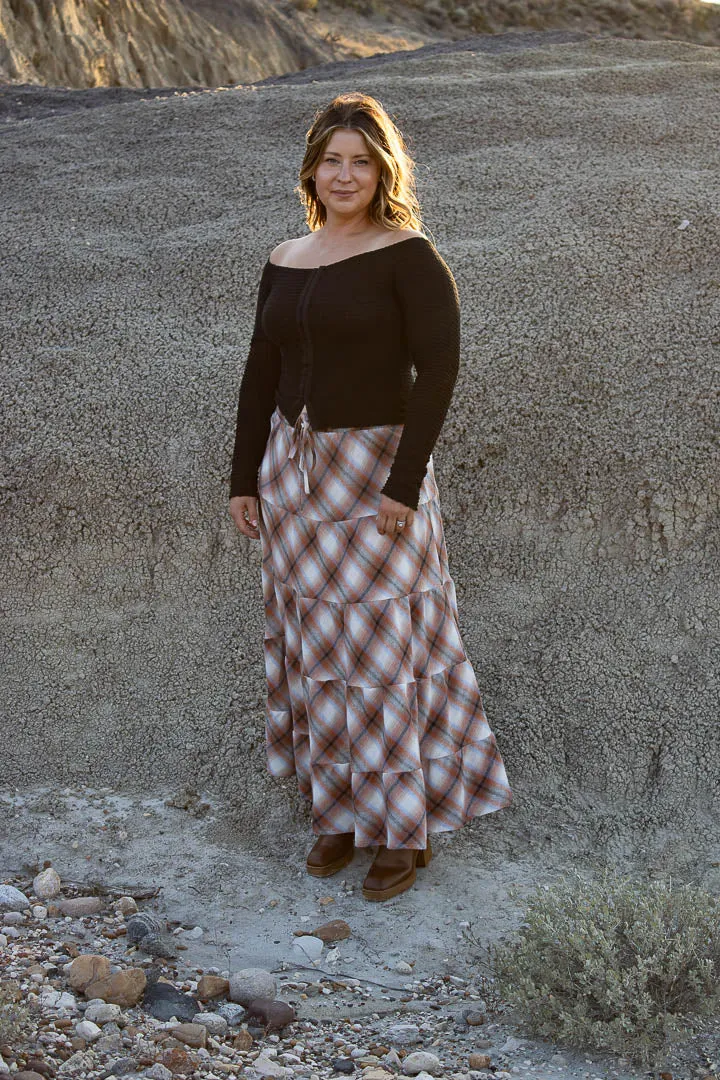 Holden Flannel Tiered Skirt