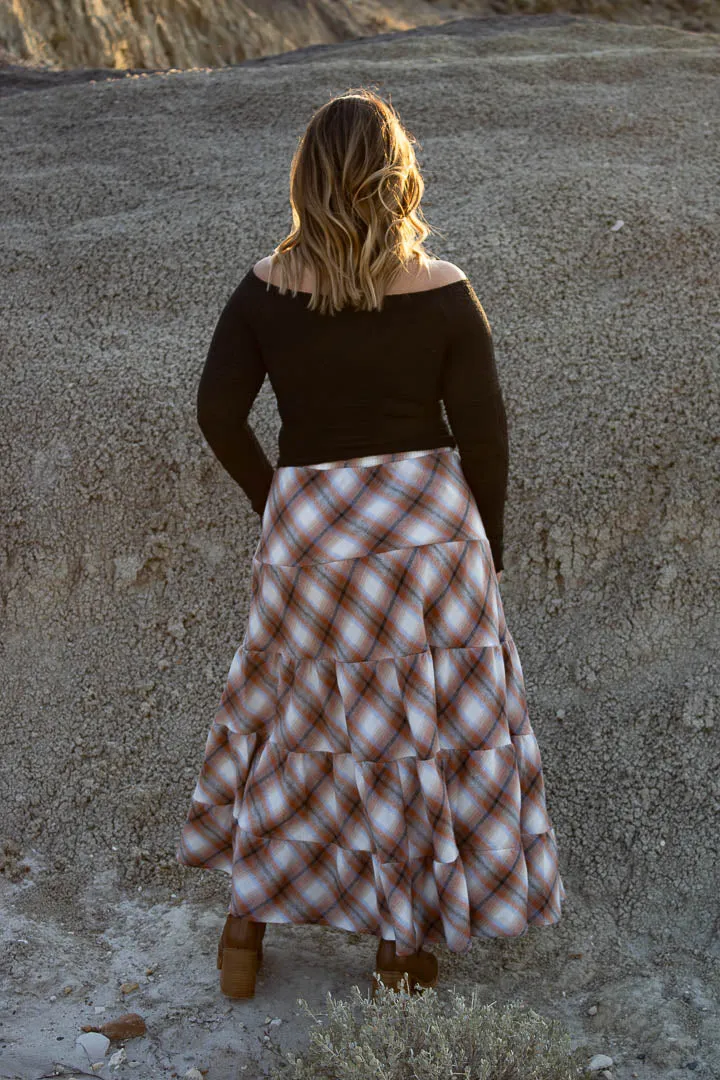 Holden Flannel Tiered Skirt