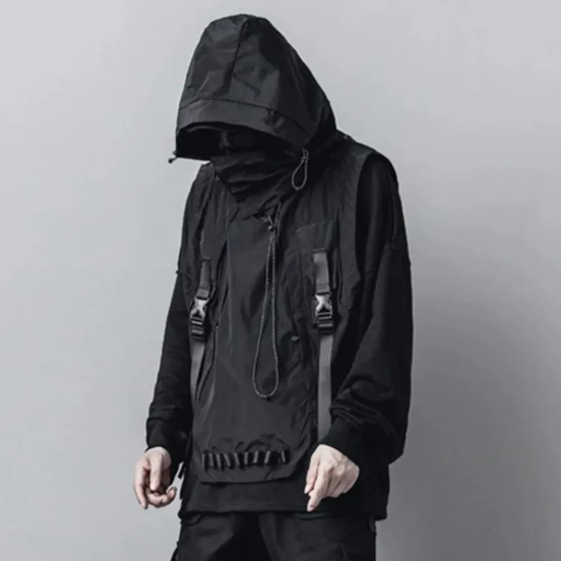 Hooded Vest Jacket