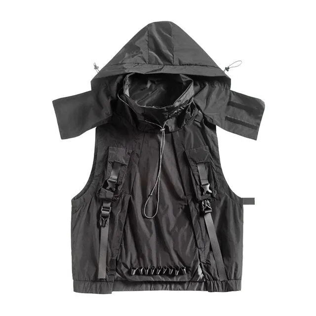 Hooded Vest Jacket