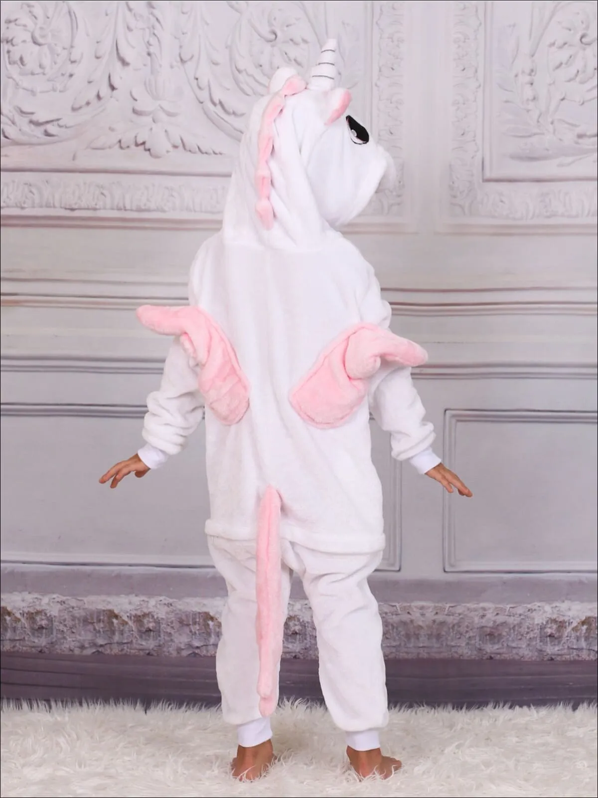 In The Clouds Unicorn Hooded Onesie Pajamas