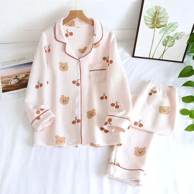 Kawaii Bear Korean Pajamas