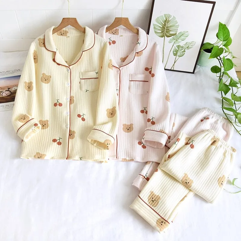 Kawaii Bear Korean Pajamas