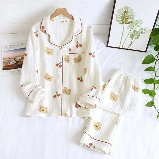 Kawaii Bear Korean Pajamas