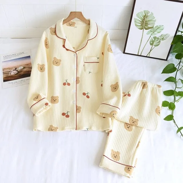 Kawaii Bear Korean Pajamas