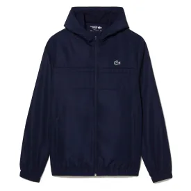 Lacoste Zipped Sport Training Jacket Navy Blue