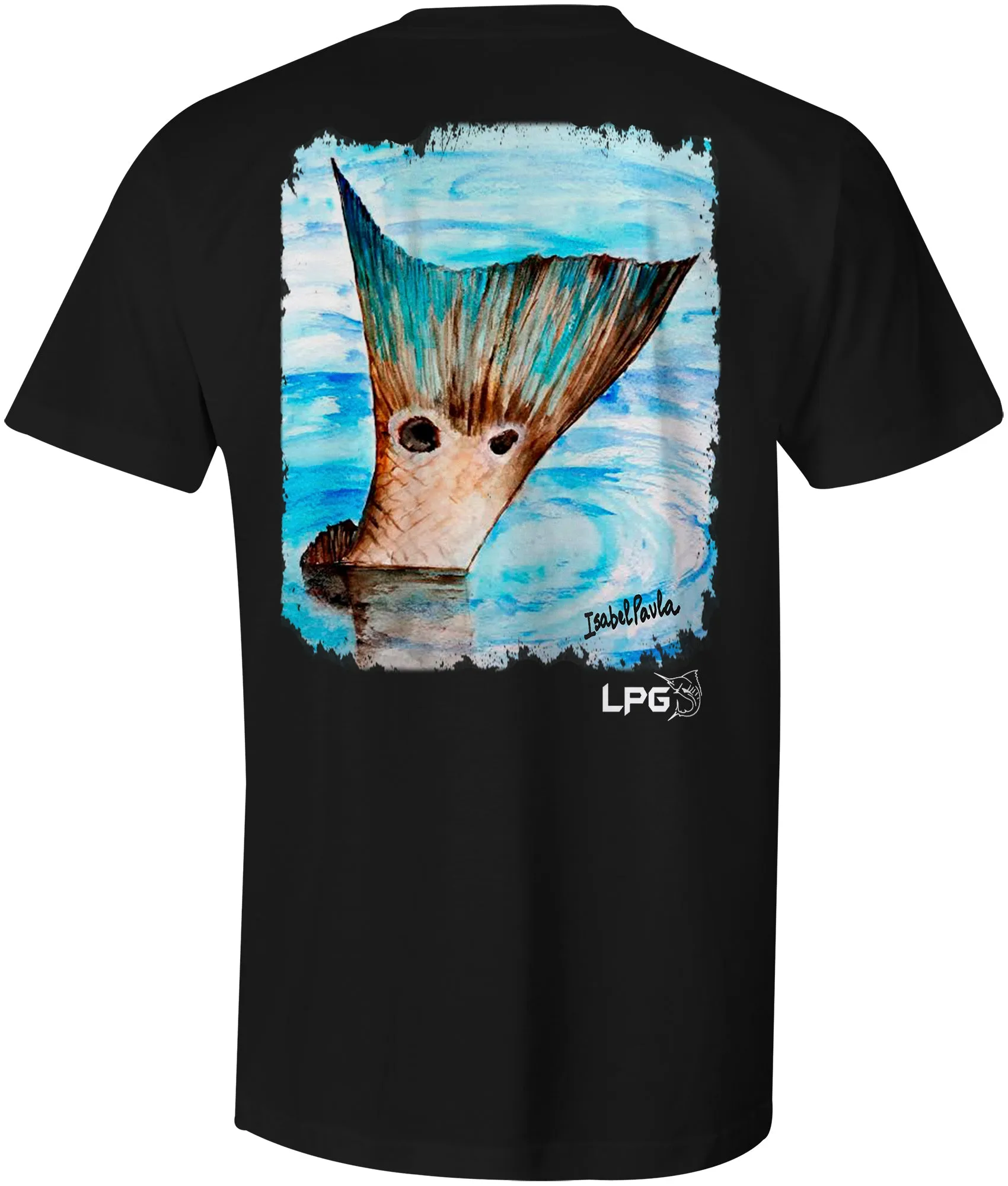 LPG Apparel Co. Redfish Tail Fishing T-Shirt