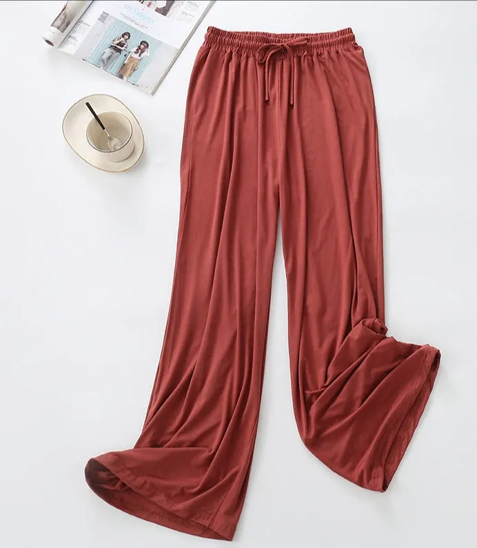 Luexco Women's Wide Leg Casual Essentials Lounge Pants