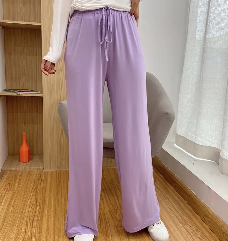 Luexco Women's Wide Leg Casual Essentials Lounge Pants