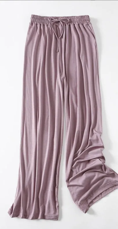 Luexco Women's Wide Leg Casual Essentials Lounge Pants