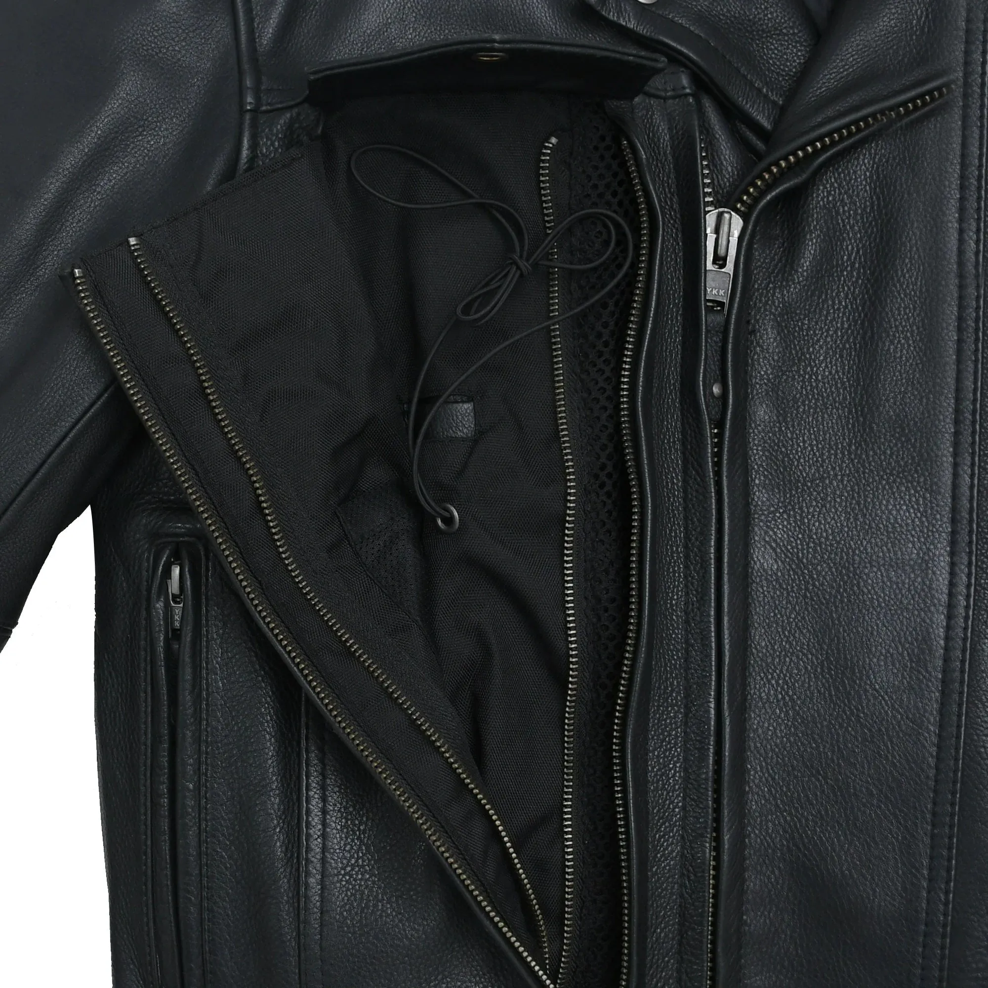 Mastermind Men's Motorcycle Leather Jacket