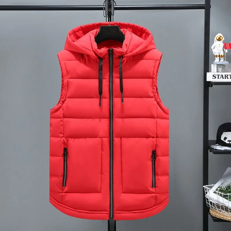 Men's Autumn And Winter Thickened Cotton Padded Vest