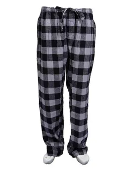 Men's Cotton Checkered Pajama - Black