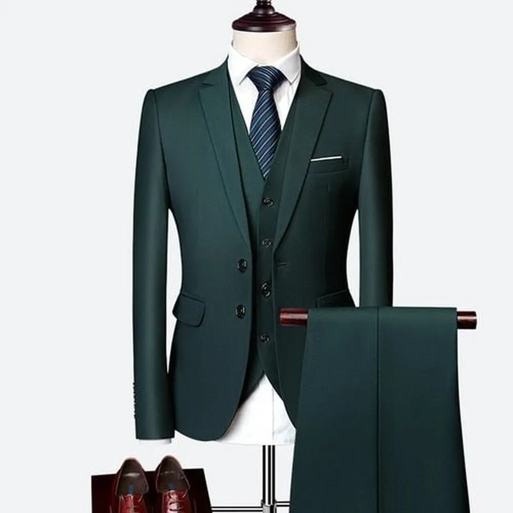 Men's Elegant Slim Fit Business Suit