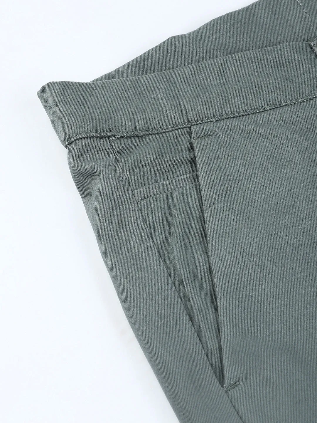 Men's Tapered Fit Cotton Chinos (Aqua)