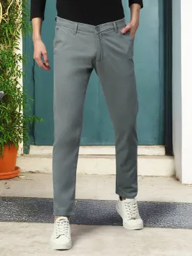 Men's Tapered Fit Cotton Chinos (Aqua)