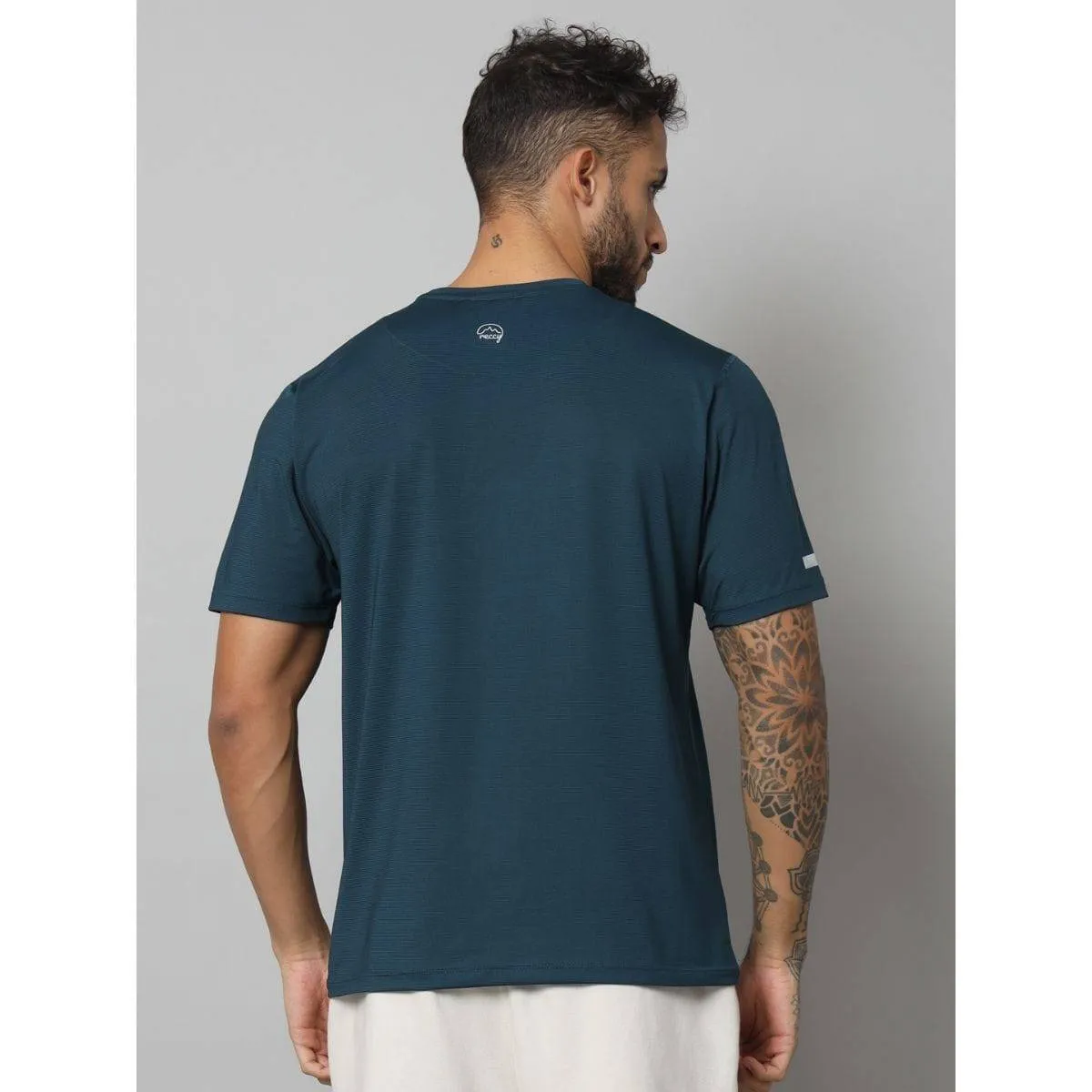 Men's Ultralight Athletic Half Sleeves T-Shirt - Pacific Blue