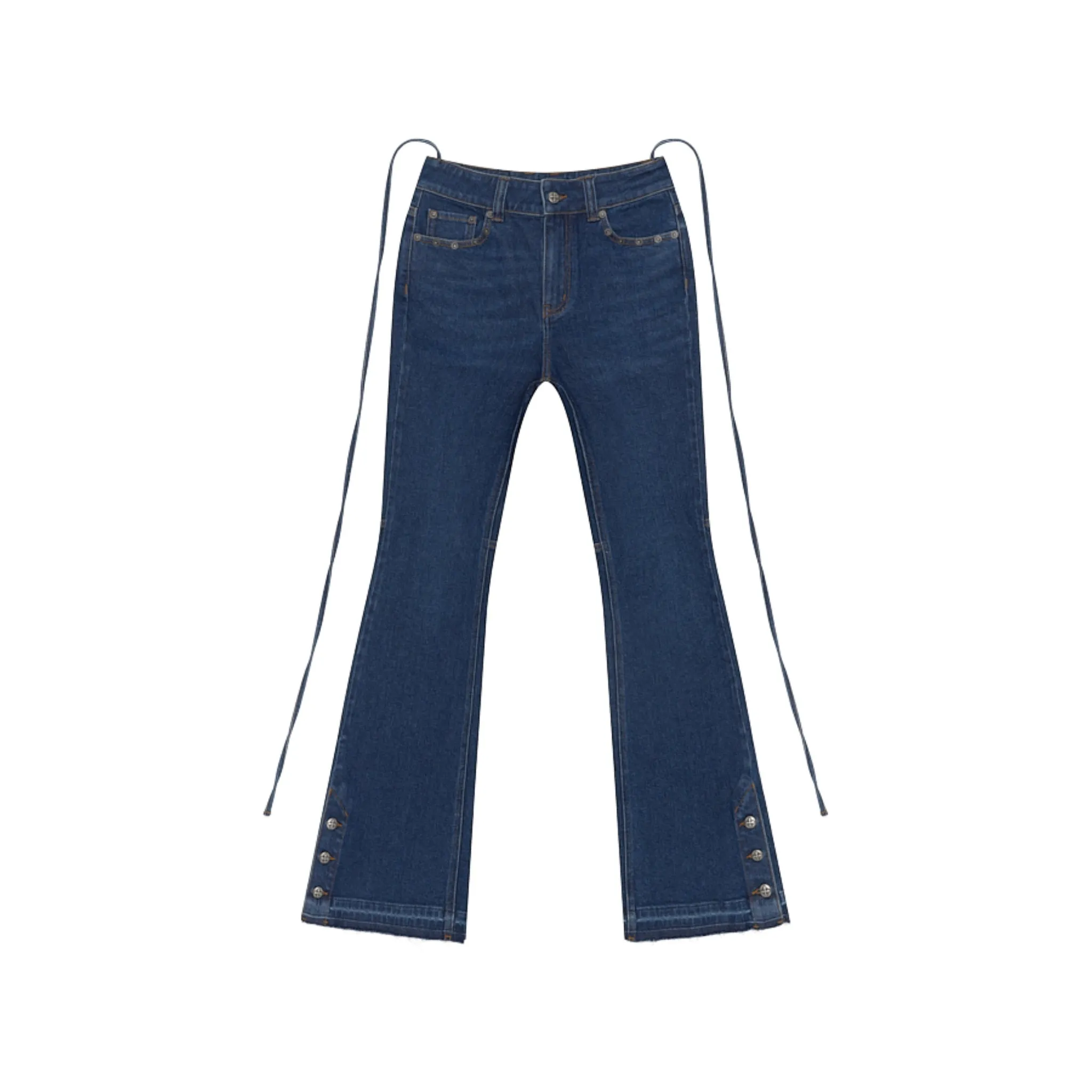 Mermaid Retro Ballroom Jeans Blue