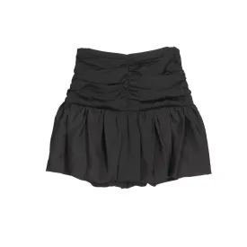 MiniFed Rouche Skirt - Black