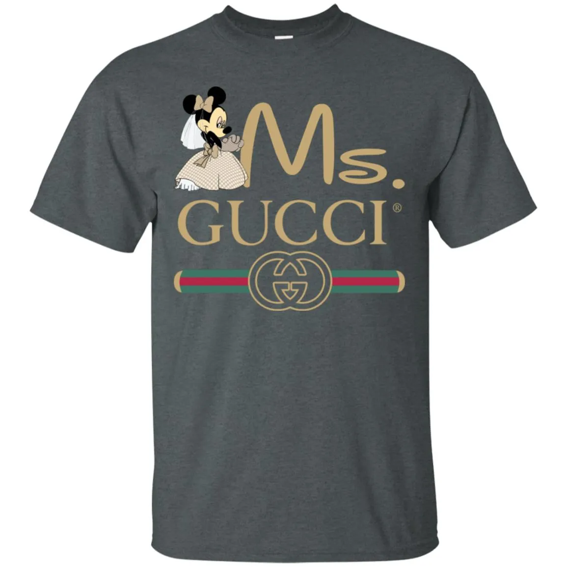 Ms Minnie Gucci Couple Disney Shirt Valentine's Day T-shirt Men Cotton T-Shirt