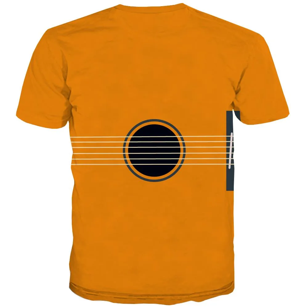 Music T-shirt Men Instrument Tshirts Novelty Retro Tshirt Printed Electronic Tshirts Cool