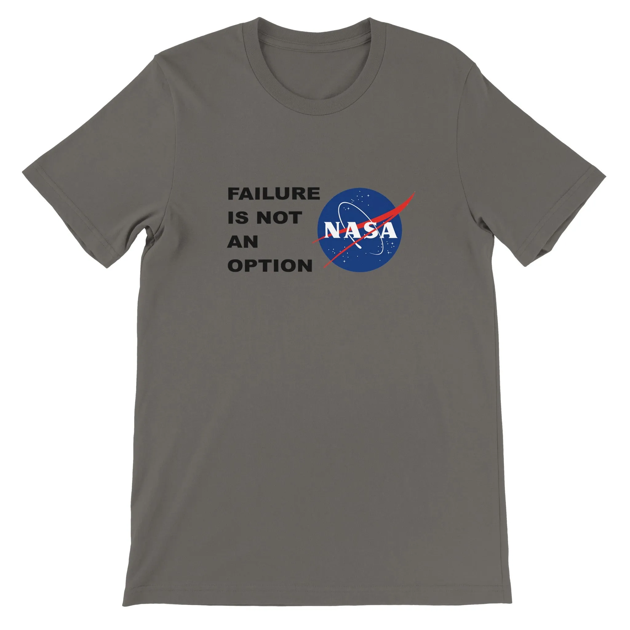 NASA T-shirt - NASA Failure Is Not An Option - Premium Unisex Crewneck T-shirt