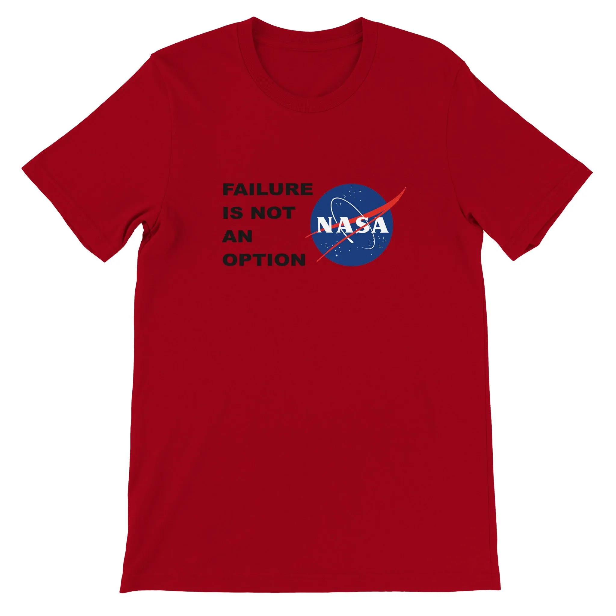 NASA T-shirt - NASA Failure Is Not An Option - Premium Unisex Crewneck T-shirt