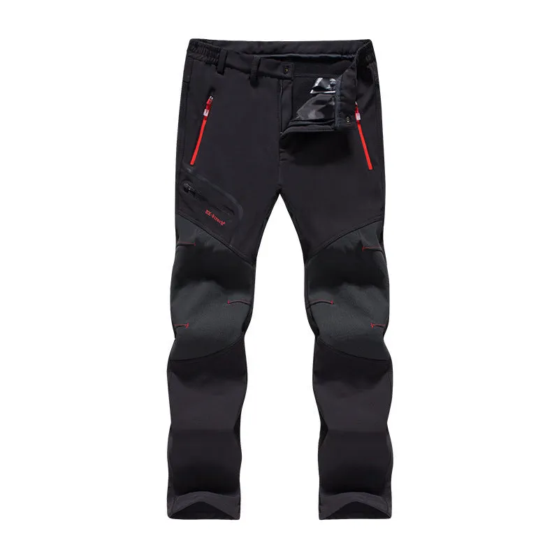 OUTDOOR QUICK DRYING PANTS, THIN, BREATHABLE, WATERPROOF, ELASTIC, ASSAULT PANTS, LOOSE HIKING AND MOUNTAINEERING PANTS