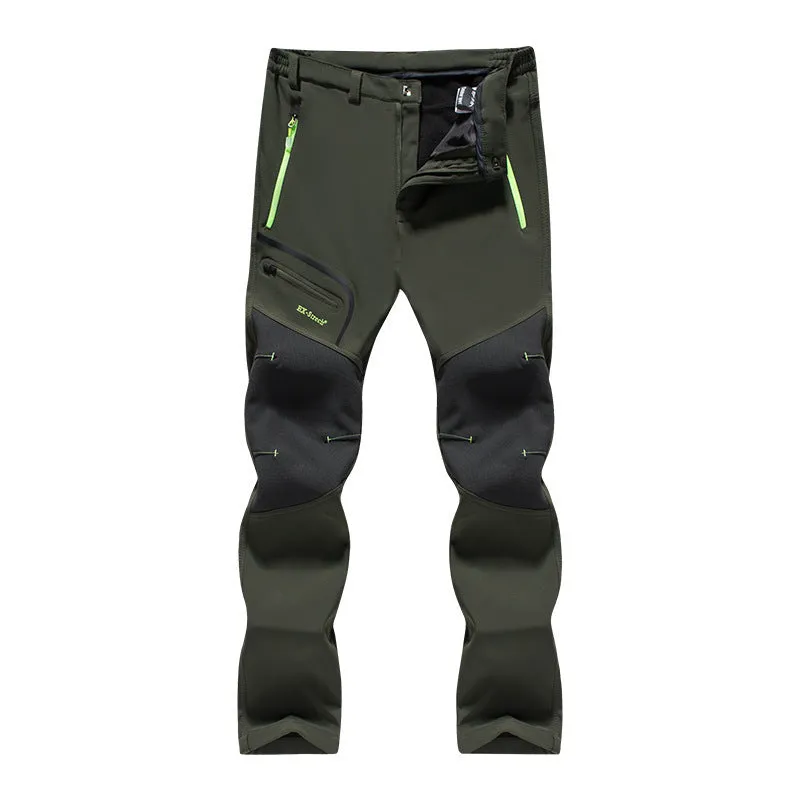 OUTDOOR QUICK DRYING PANTS, THIN, BREATHABLE, WATERPROOF, ELASTIC, ASSAULT PANTS, LOOSE HIKING AND MOUNTAINEERING PANTS