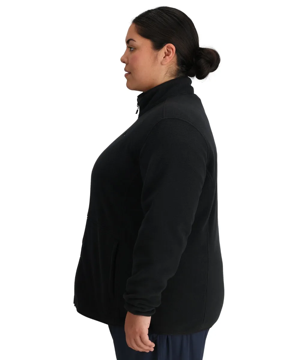 Outdoor Research Polartec 200 Women's Plus Size Fleece Jacket Black Sizes 1X-4X