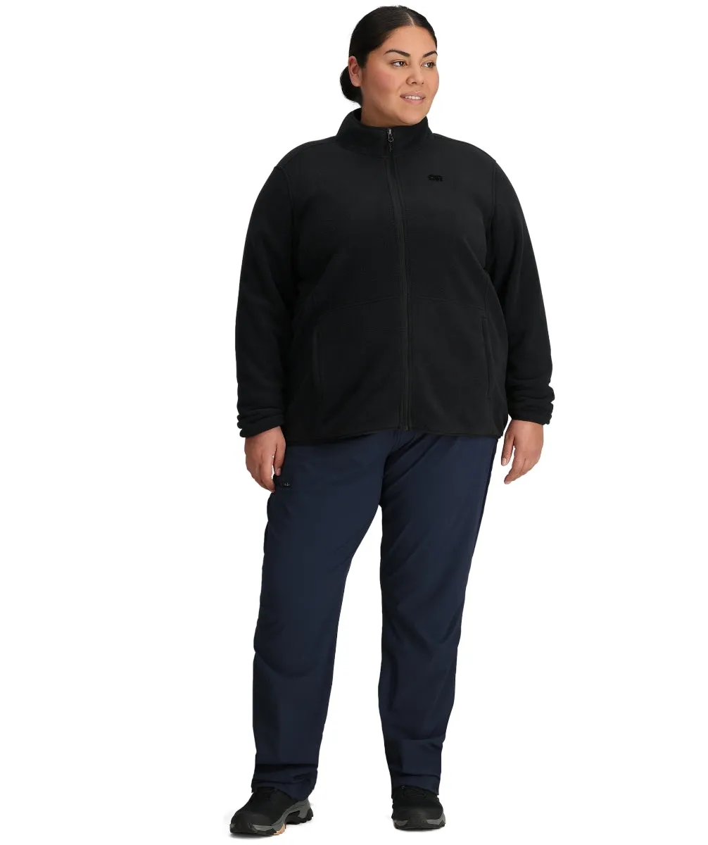 Outdoor Research Polartec 200 Women's Plus Size Fleece Jacket Black Sizes 1X-4X