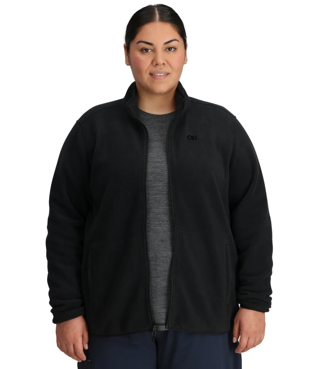 Outdoor Research Polartec 200 Women's Plus Size Fleece Jacket Black Sizes 1X-4X