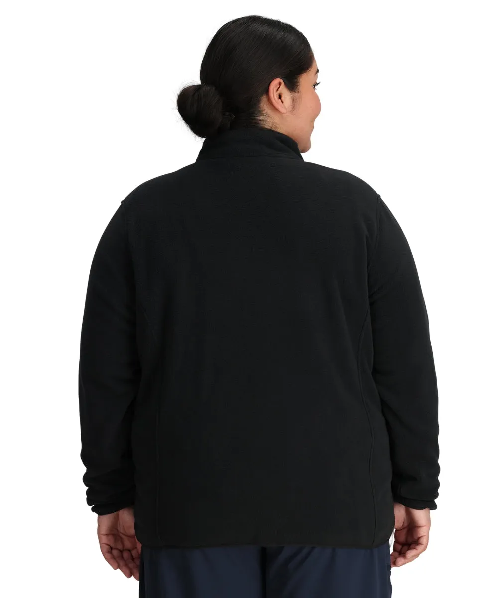 Outdoor Research Polartec 200 Women's Plus Size Fleece Jacket Black Sizes 1X-4X