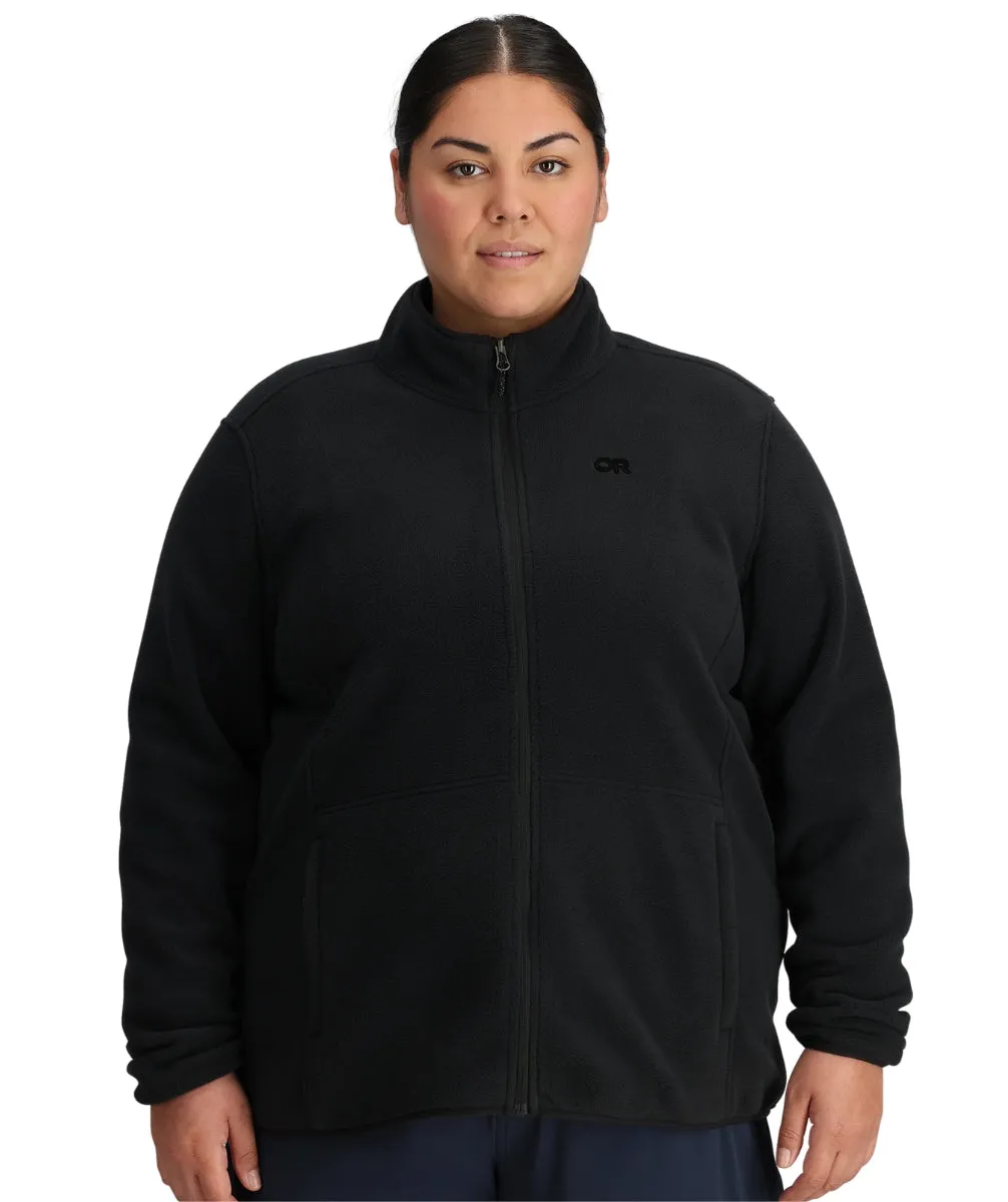 Outdoor Research Polartec 200 Women's Plus Size Fleece Jacket Black Sizes 1X-4X