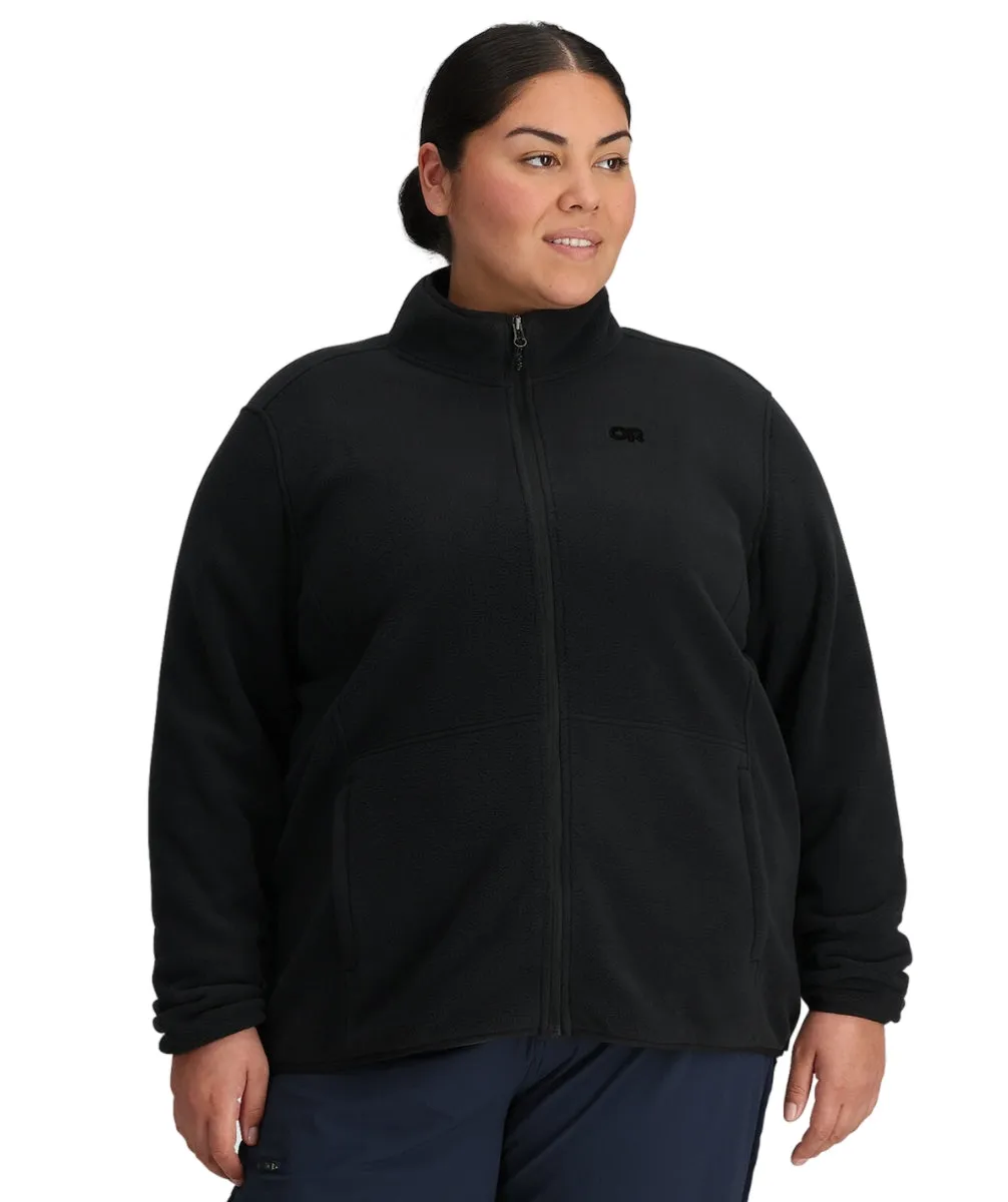 Outdoor Research Polartec 200 Women's Plus Size Fleece Jacket Black Sizes 1X-4X