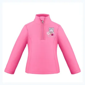 Poivre Blanc Girls Micro Fleece Jacket - Lolly Pink