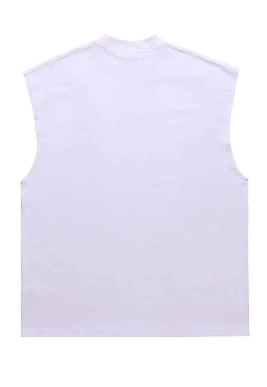 Power ranger sleeveless t-shirt retro tank top surfer vest