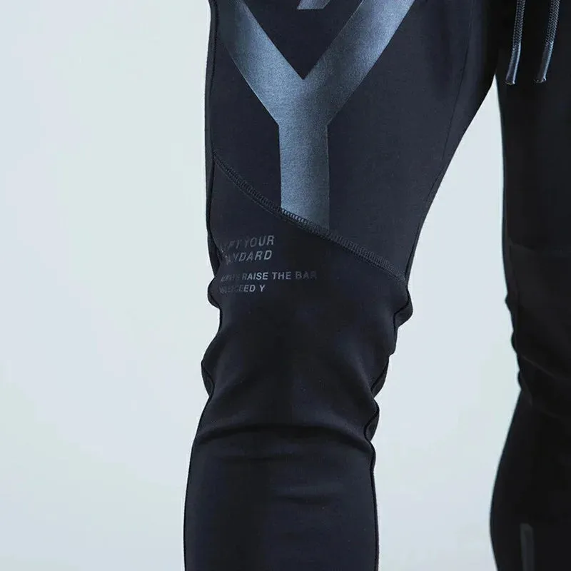 Premium Mens Breathable New Design Zipper Trousers, Leisure Fitness Pants, Running Casual Wear