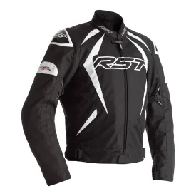 RST Tractech Evo 4 CE Textile Jacket - Black / White