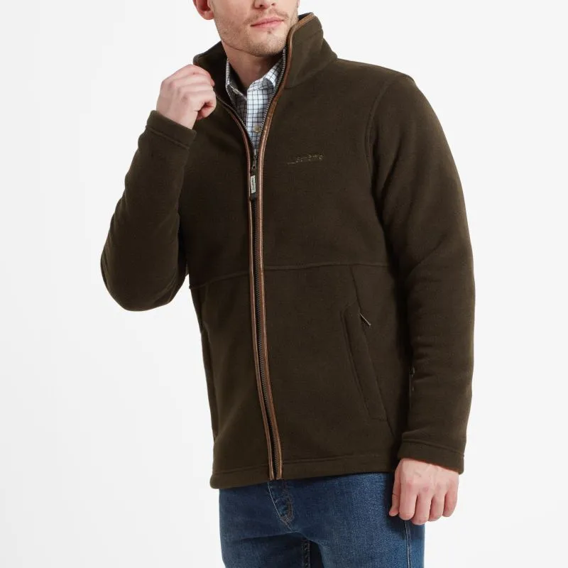 Schoffel Cottesmore Mens Fleece Jacket - Dark Olive