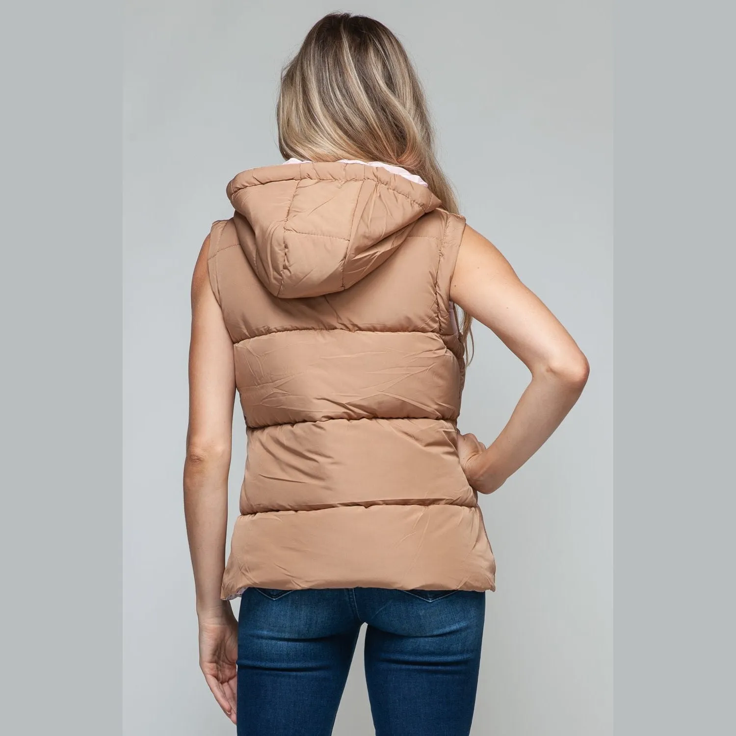 Shay Snap and Zip Hooded Vest