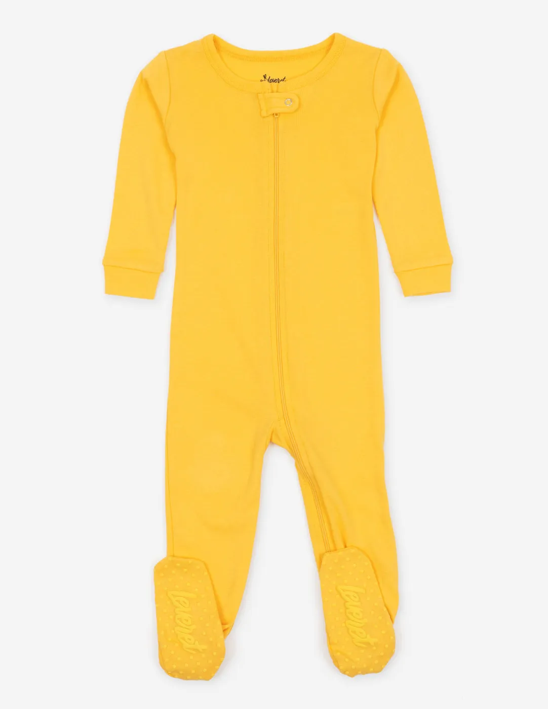 Solid Color Yellow Matching Family Pajama Set